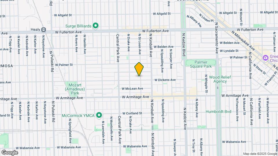 2104-2110 N Saint Louis Ave Map and Location Details