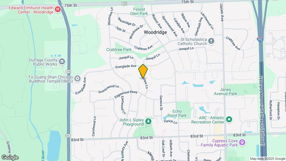 7924 Oakview Ln Map and Location Details