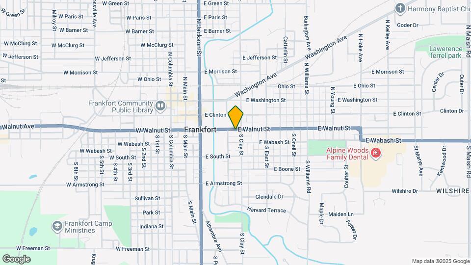 453 E Walnut St Map and Location Details