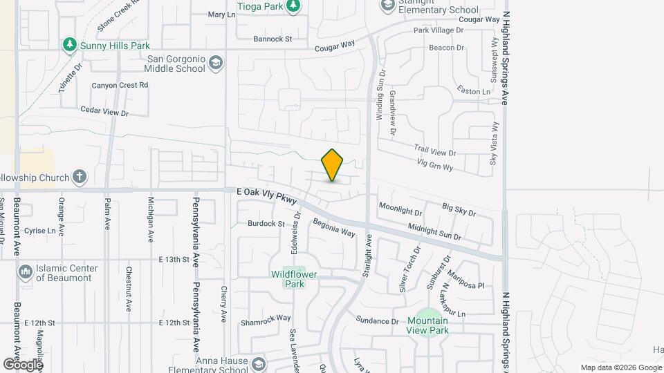 1425 Silverberry Ln Mapa y Detalles de la Ubicación