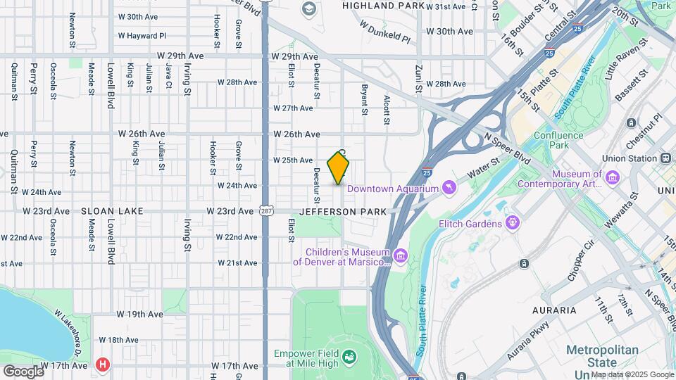 2345 N Clay St, Unit 6 Map and Location Details