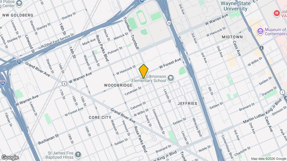 4530 Commonwealth St, Unit 1 Mapa y Detalles de la Ubicación