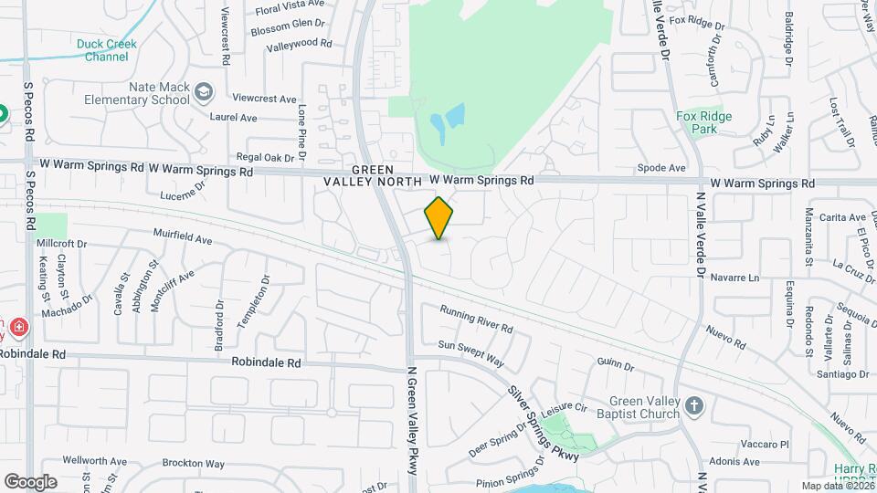 2087 Club Crest Way Mapa y Detalles de la Ubicación