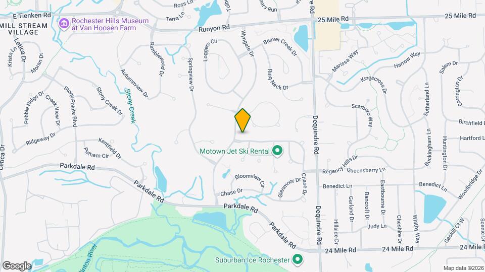 1809 Cloverdale Dr Map and Location Details