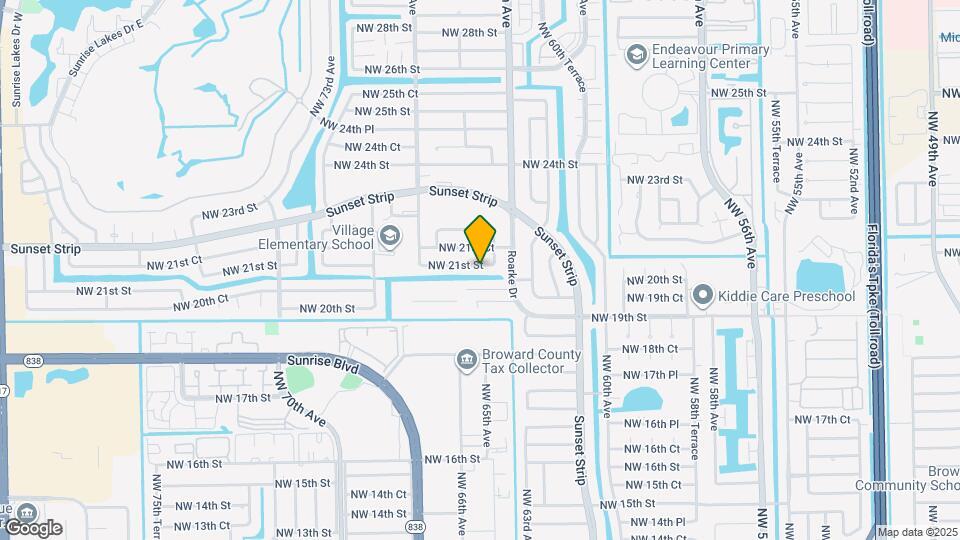 6510 NW 21st St Map and Location Details