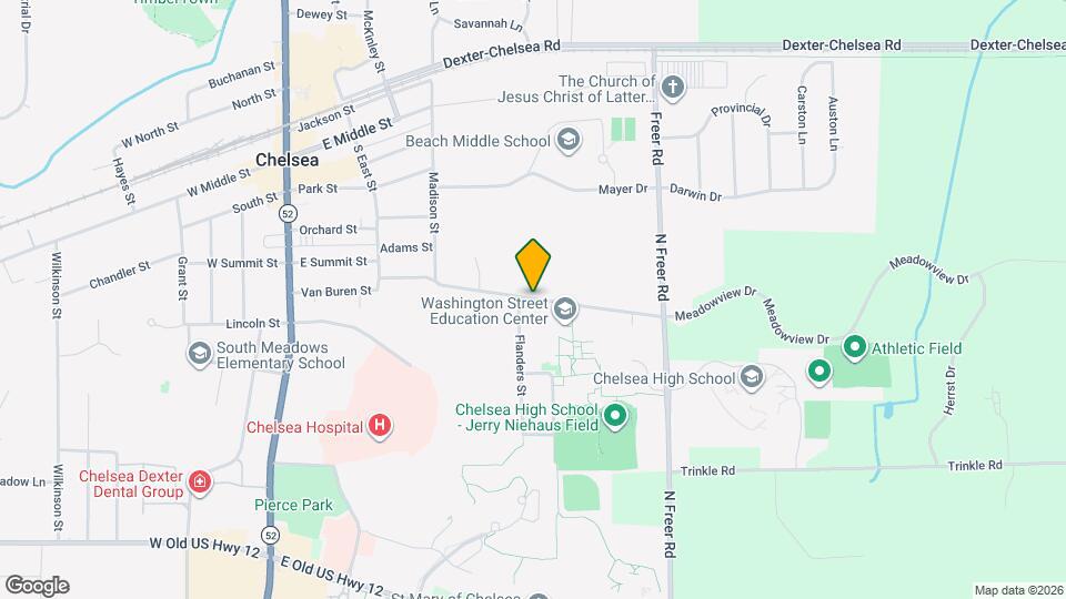 404 Washington St Map and Location Details