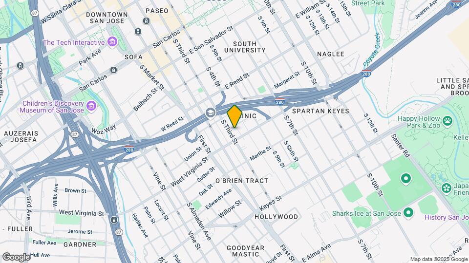 756 S 3rd St Map and Location Details