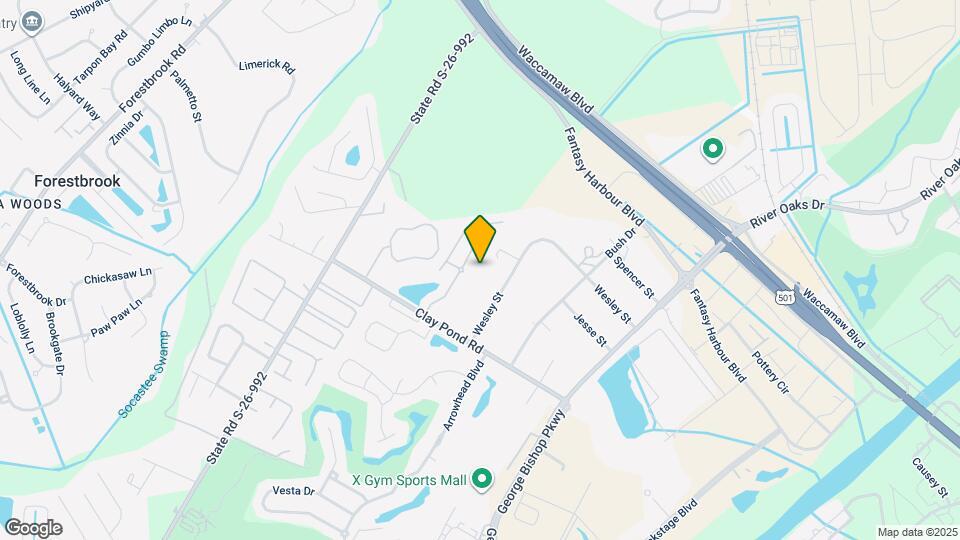 3926 Wesley St Map and Location Details