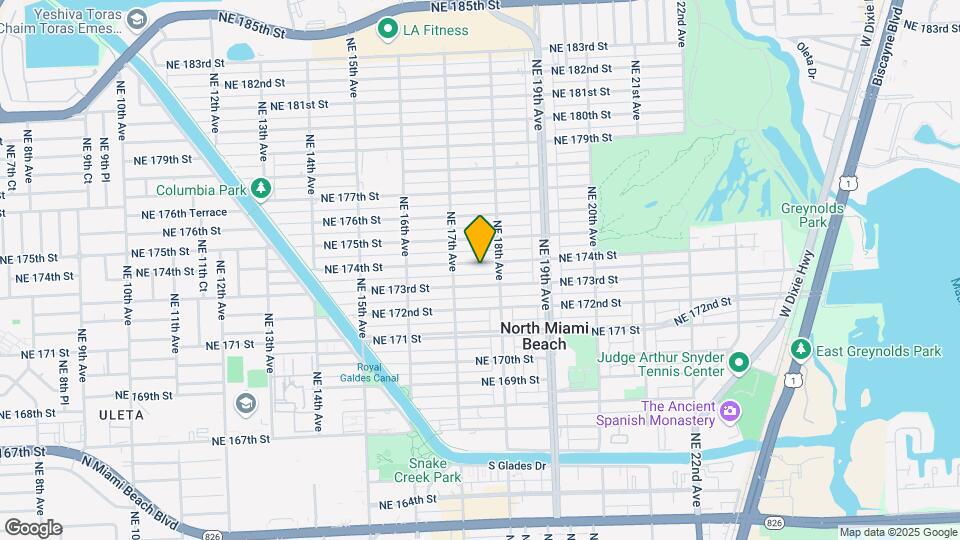 1758 NE 174th St Mapa y Detalles de la Ubicación