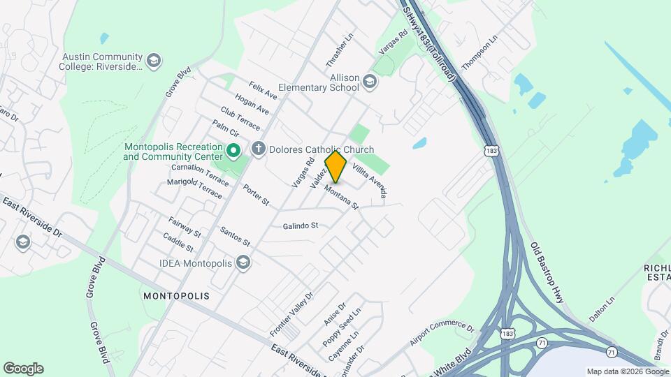 6802 Montana St Map and Location Details