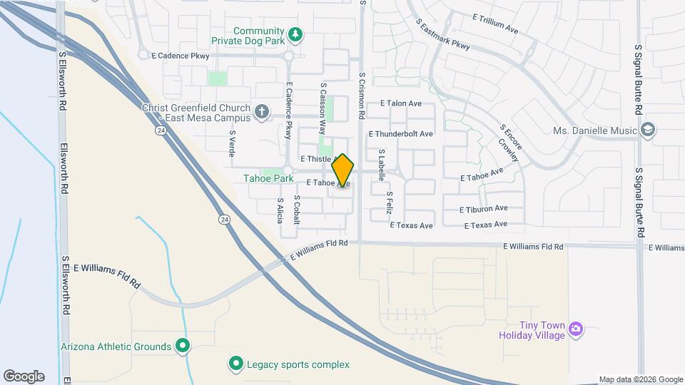 9916 E Tillman Ave Map and Location Details