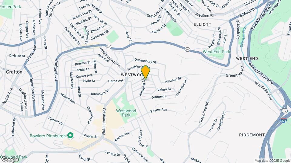 227 Shadyhill Rd Map and Location Details