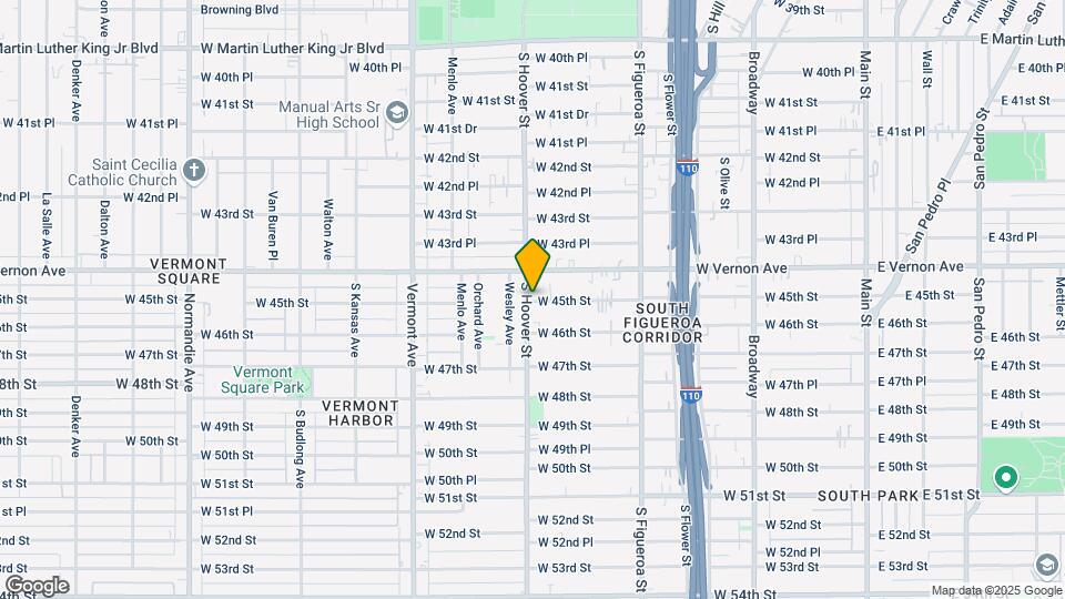 741 W 45th St Map and Location Details