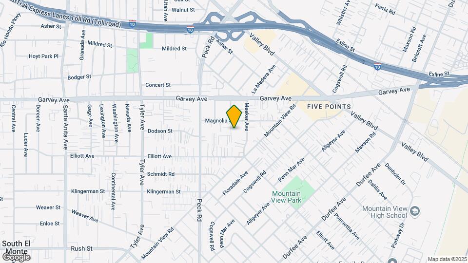 2710 Musgrove Ave Map and Location Details