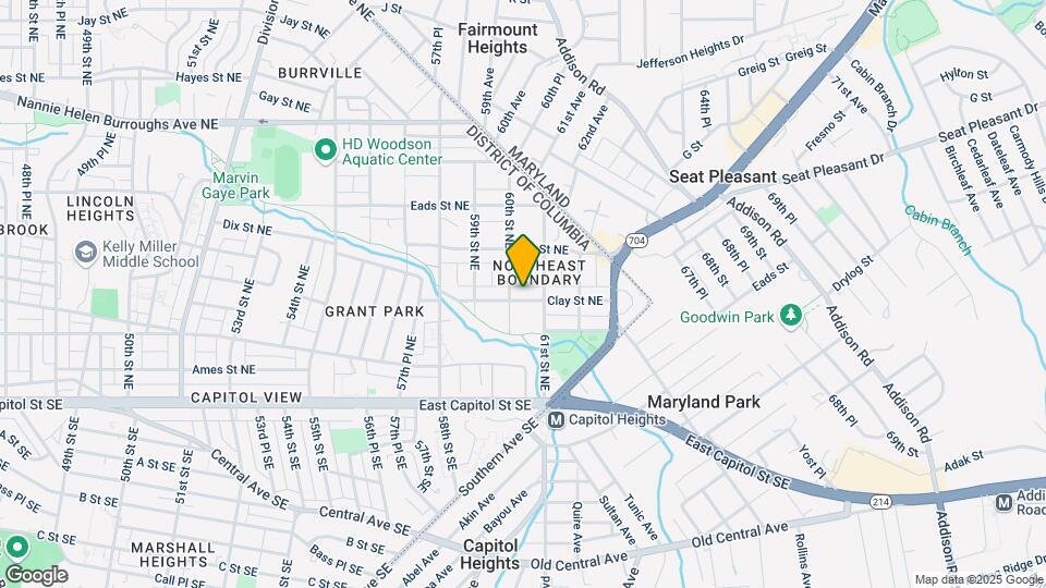 6006 Clay St NE Map and Location Details