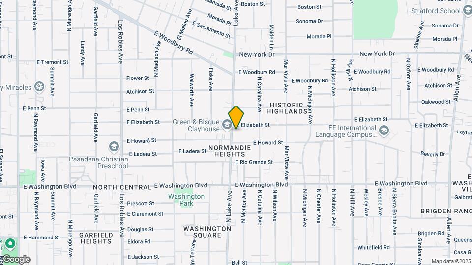 1562 N Lake Ave Map and Location Details