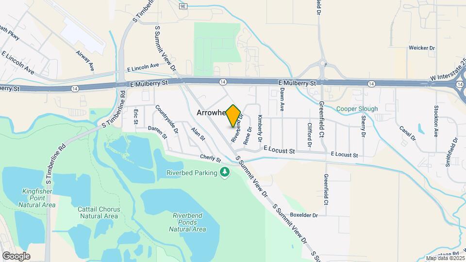 739 Riverbend Dr Map and Location Details