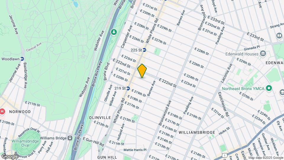 730 E 221st St Map and Location Details