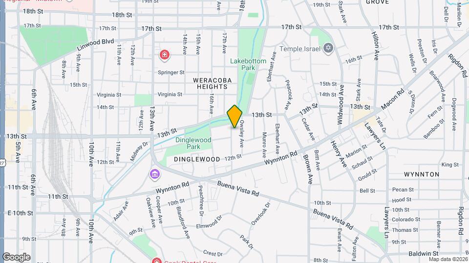 1248 18th Ave Map and Location Details