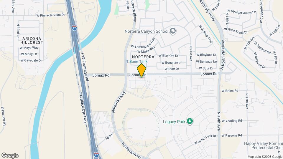 2438 W Rowel Rd Map and Location Details