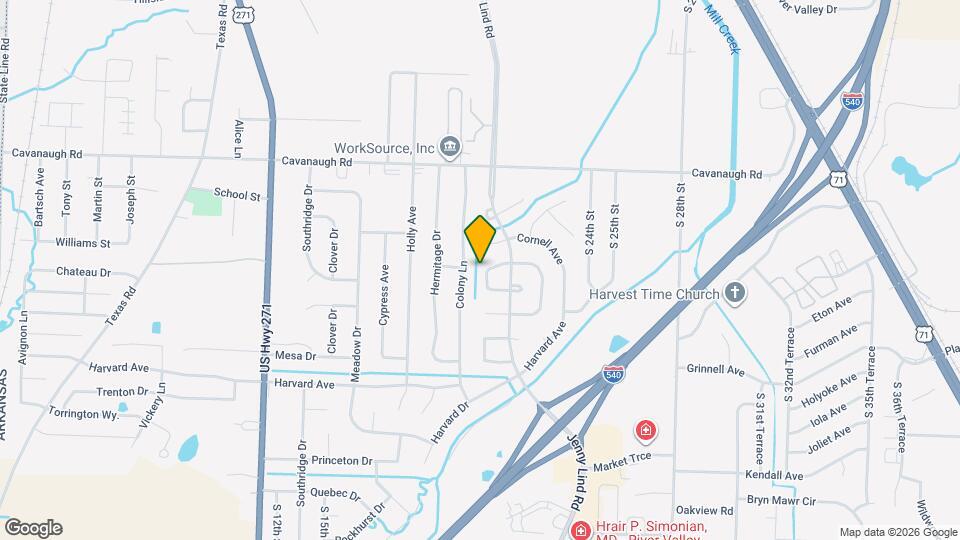 8218 Melody Ln Map and Location Details