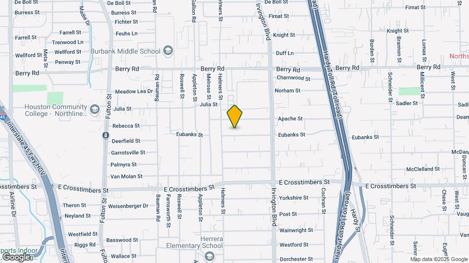 615 Eubanks St Map and Location Details