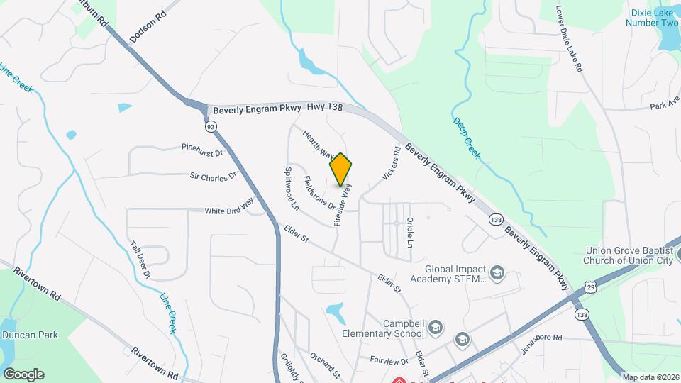 165 Fireside Way Map and Location Details