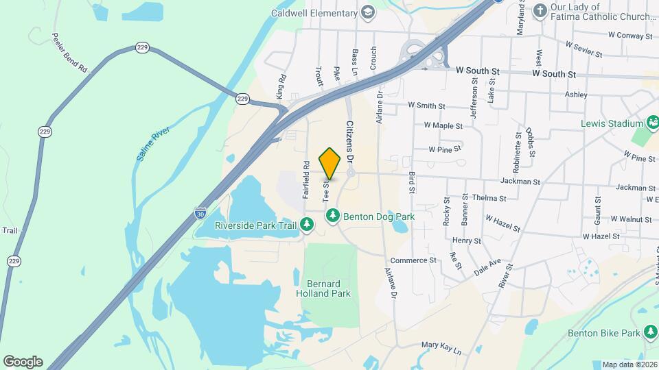 718 Tee St Map and Location Details