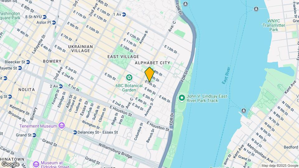 252 E 7th St Map and Location Details