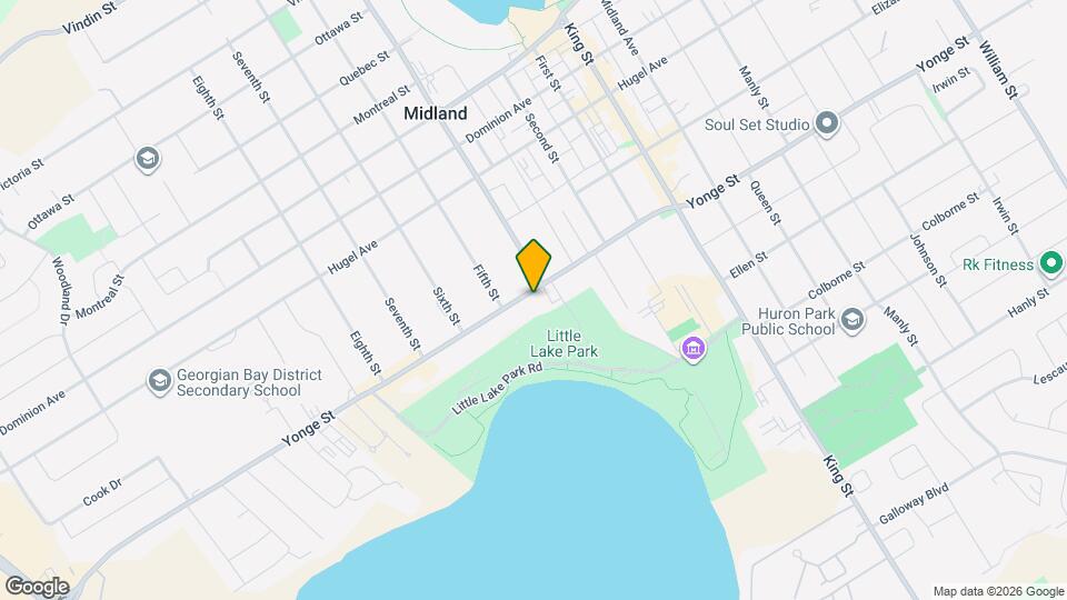 639 Yonge St Map and Location Details