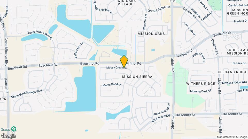 18103 Mossy Creek Ln Map and Location Details