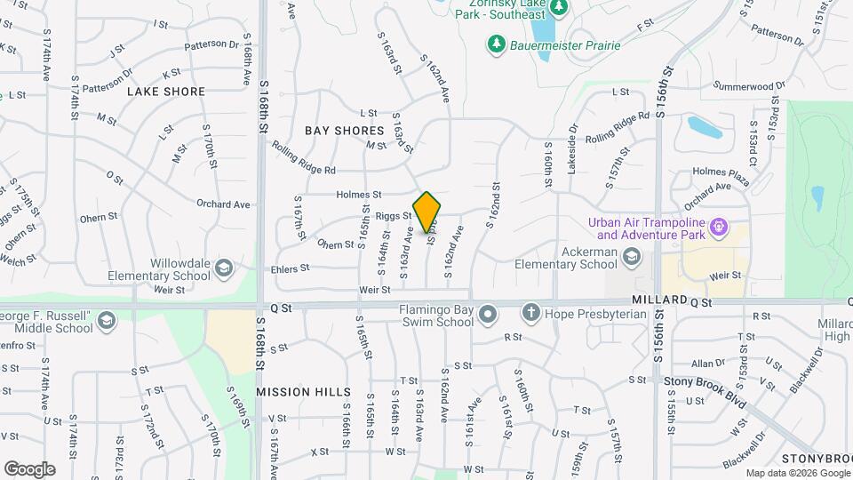 5018 S 163rd St Map and Location Details