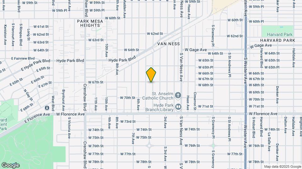 6707 4th Ave Map and Location Details