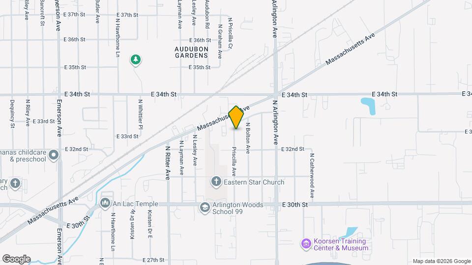 3221 Priscilla Ave Map and Location Details