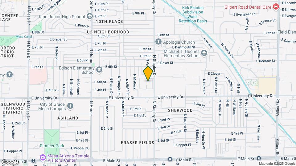 520 N Stapley Dr Map and Location Details