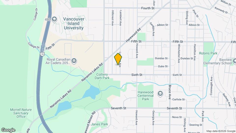 643 Lambert Ave Map and Location Details