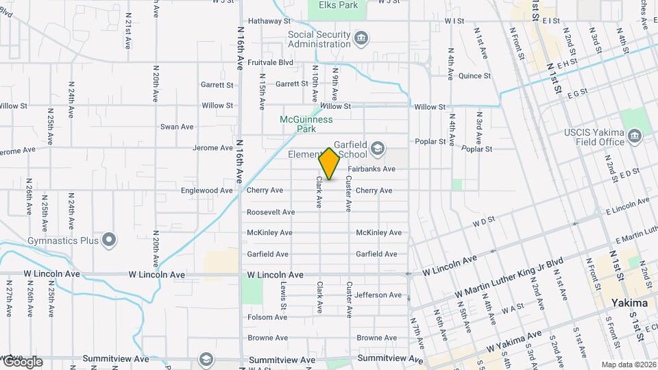 1313 Cherry Ave Map and Location Details
