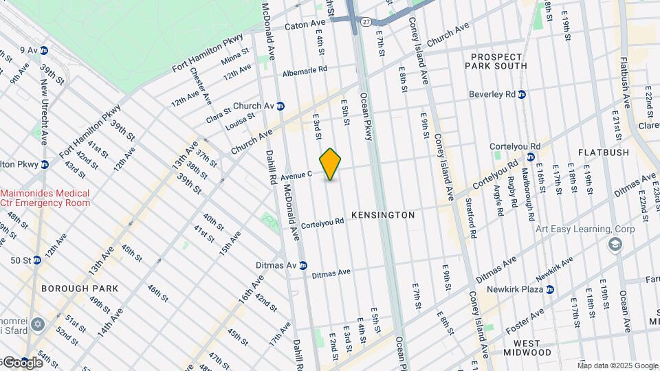 495 E 3rd St Map and Location Details
