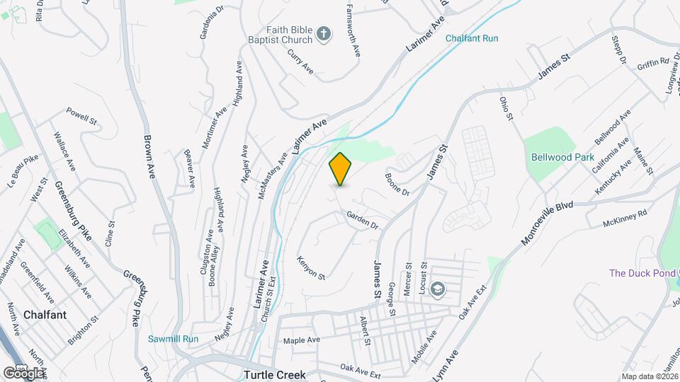 602 Boden St Map and Location Details