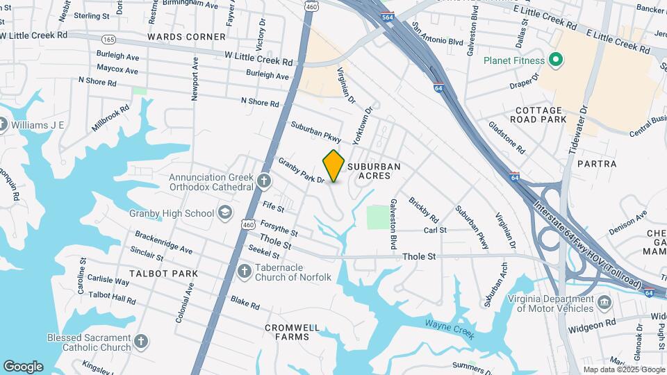 210 Granby Park, Unit 1 Map and Location Details