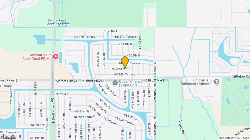 2116 NE 25th St Map and Location Details