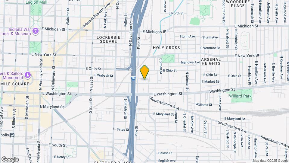 932 E Market St Map and Location Details