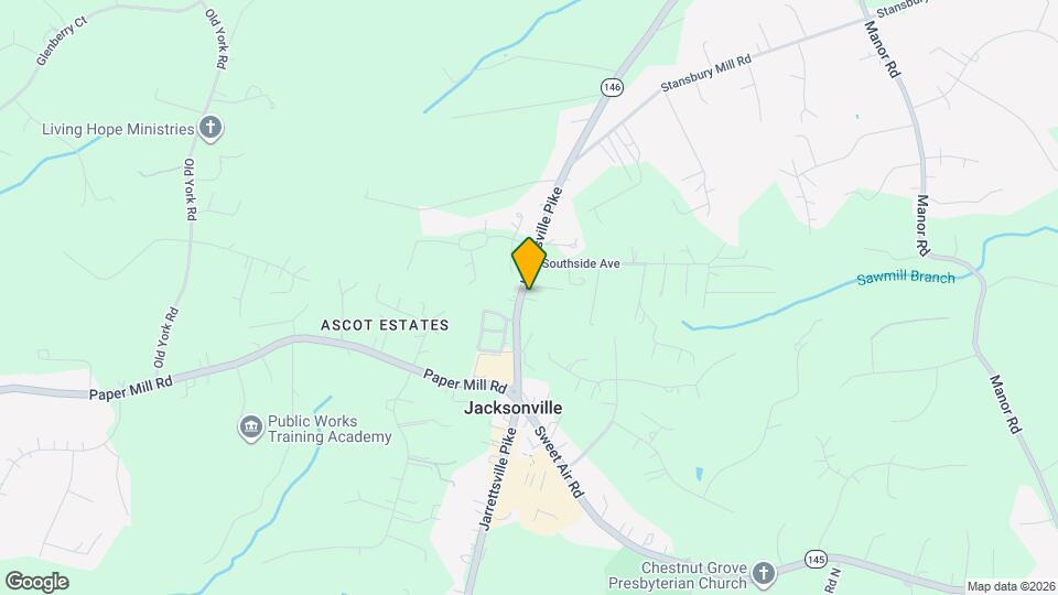 14345 Jarrettsville Pike Map and Location Details