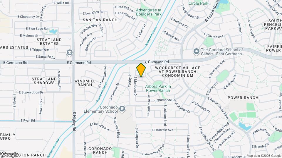 3668 E Moreno St Map and Location Details