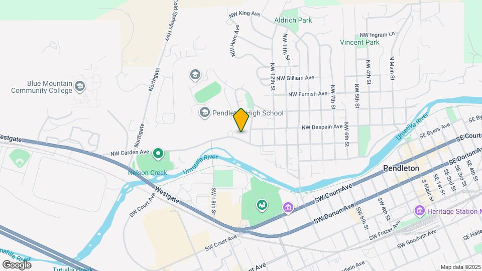 1415 NW Carden Ave Map and Location Details