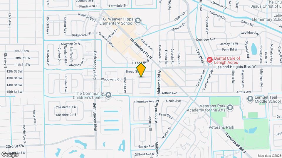 1120 Vineyard St Map and Location Details