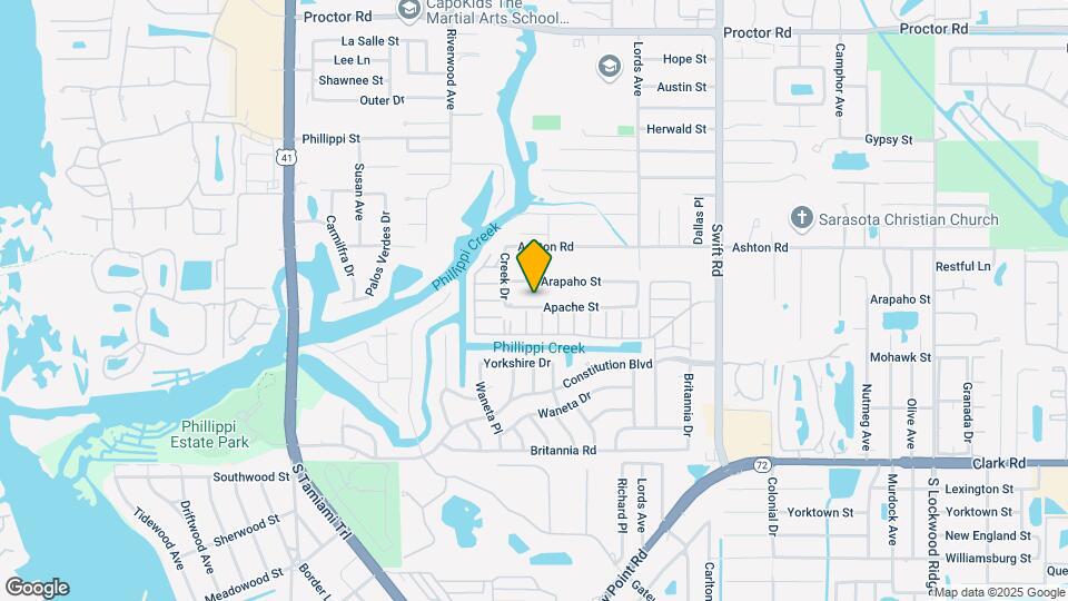 2429 Apache St Mapa y Detalles de la Ubicación
