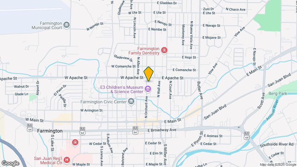 410 N Orchard Ave Mapa y Detalles de la Ubicación