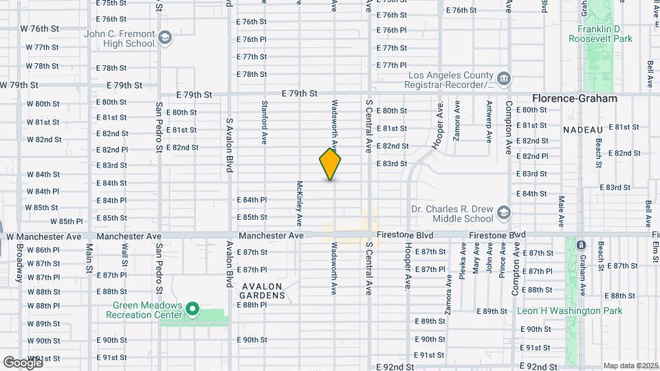 846 E 84th St Mapa y Detalles de la Ubicación