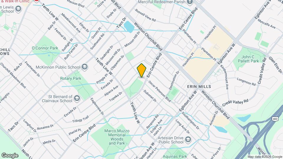 5218 Oscar Peterson Blvd Map and Location Details